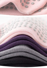 Calcetines antideslizantes de pilates – Pack 3 pares